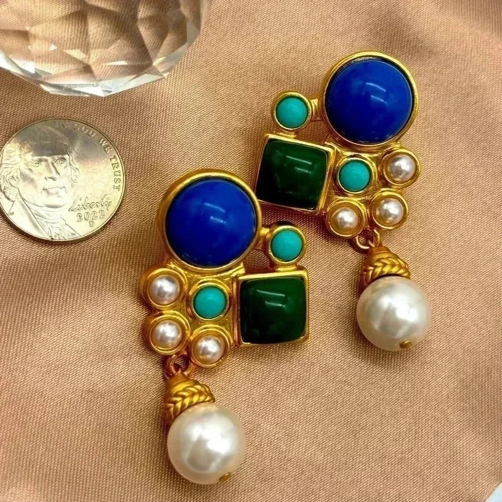 New Fashion Jewelry Baroque with Faux Pearl and Multicolored stones